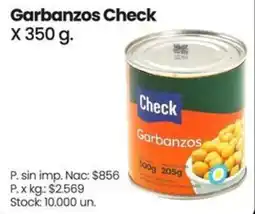 Changomas Check garbanzos oferta