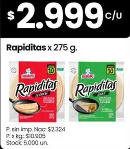 Changomas Bimbo rapiditas oferta