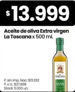Changomas La toscana aceite de oliva extra virgen oferta