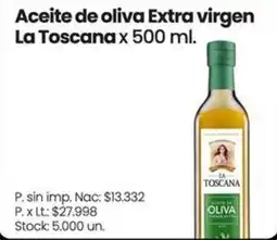 Changomas La toscana aceite de oliva extra virgen oferta