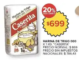 Carrefour Market Caserita harina de trigo 000 oferta