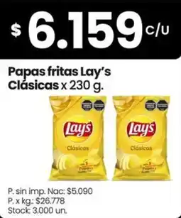 Changomas Lay's papas fritas clásicas oferta