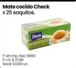 Changomas Check mate cocido oferta