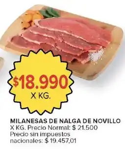 Carrefour Market Milanesas de nalga de novillo oferta
