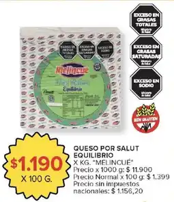 Carrefour Market Melincué queso por salud equilibrio oferta