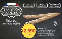 Carrefour Market Tradición Francesa baguette oferta