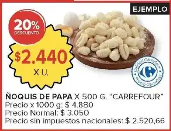 Carrefour Market Carrefour ñoquis de papa oferta