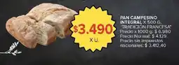 Carrefour Market Pan campesino integral oferta