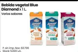 Changomas Blue Diamond bebida vegetal oferta