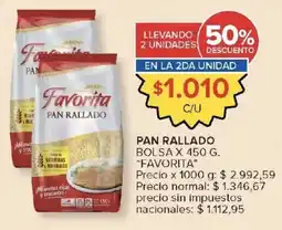 Carrefour Market Favorita pan rallado oferta