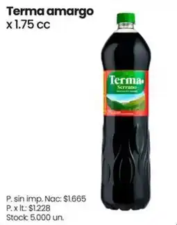 Changomas Terma amargo oferta