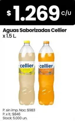 Changomas Cellier aguas saborizadas oferta