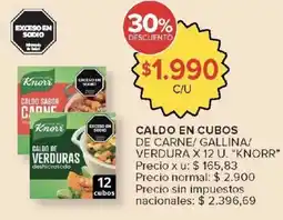 Carrefour Market Knorr caldo en cubos de carne/gallina/verdura oferta