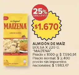 Carrefour Market Maizena almidón de maíz oferta