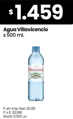 Changomas Villavicencio agua oferta