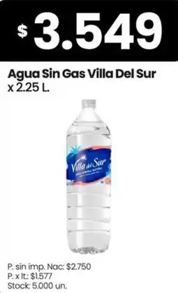 Changomas Villa del sur agua sin gas oferta