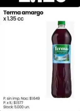 Changomas Terma amargo oferta
