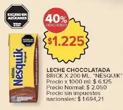Carrefour Market Nesquik leche chocolatada oferta