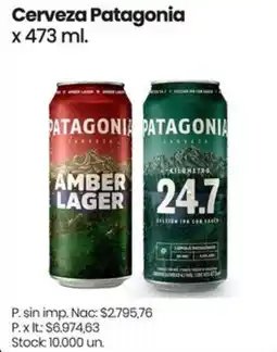 Changomas Patagonia cerveza oferta