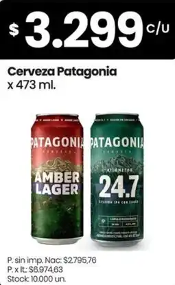 Changomas Patagonia cerveza oferta