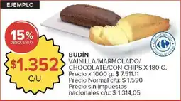 Carrefour Carrefour budín oferta