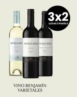 Changomas Benjamín vino varietales oferta