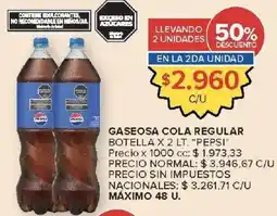 Carrefour Market Pepsi gaseosa cola regular oferta