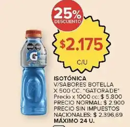 Carrefour Market Gatorade isotónica oferta