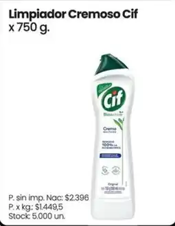 Changomas Cif limpiador cremoso oferta