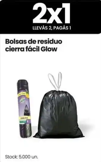 Changomas Glow bolsas de residuo cierra fácil oferta
