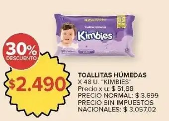 Carrefour Market Kimbies toallitas húmedas oferta