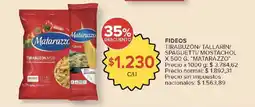 Carrefour Matarazzo fideos tirabuzón tallarín spaguetti mostachol oferta