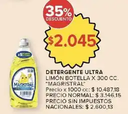 Carrefour Market Magistral detergente ultra limón oferta