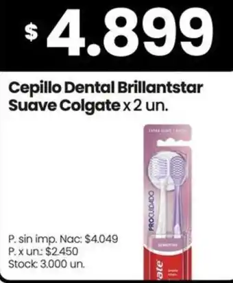 Changomas Colgate cepillo dental brillantstar suave oferta