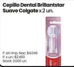 Changomas Colgate cepillo dental brillantstar suave oferta