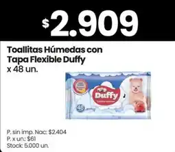 Changomas Duffy toallitas húmedas con tapa flexible oferta
