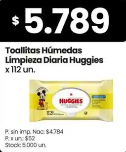 Changomas Huggies toallitas húmedas limpieza diaria oferta