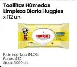 Changomas Huggies toallitas húmedas limpieza diaria oferta