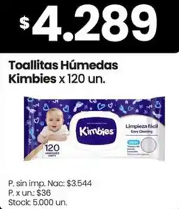 Changomas Kimbies toallitas húmedas oferta