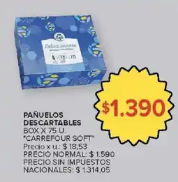 Carrefour Market Carrefour soft pañuelos descartables oferta