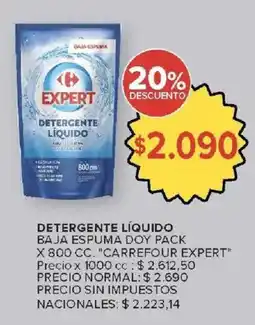 Carrefour Market Carrefour expert detergente liquido oferta