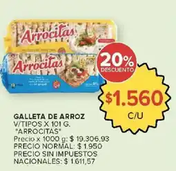Carrefour Market Arrocitas galleta de arroz oferta