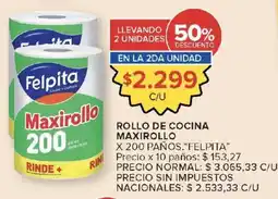 Carrefour Felpita maxirollo oferta
