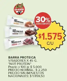 Carrefour Not protein bar oferta