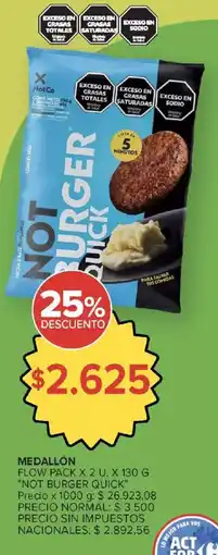 Carrefour Not burger quick oferta