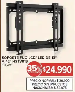 Carrefour Tgw soporte fijo lcd/ led oferta