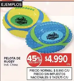 Carrefour Easy grip pelota de rugby oferta