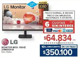 Carrefour Lg monitor oferta