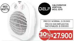 Carrefour Delf caloventor vertical oferta