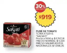 Carrefour Salsati puré de tomate oferta